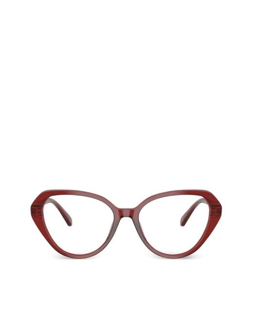 Swarovski Red Cat-Eye Glasses