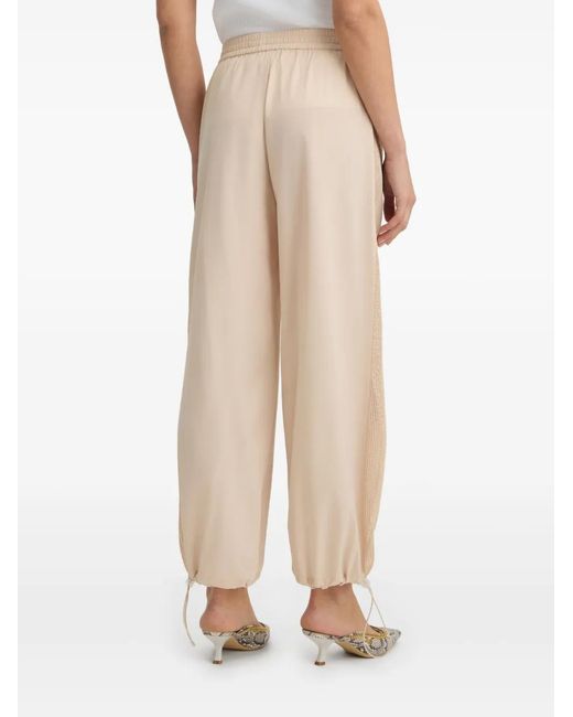 Liu Jo White Drawstring Trousers