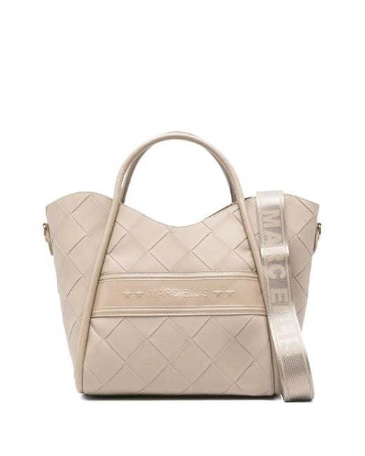 Marc Ellis Logo-patch Tote Bag Natural