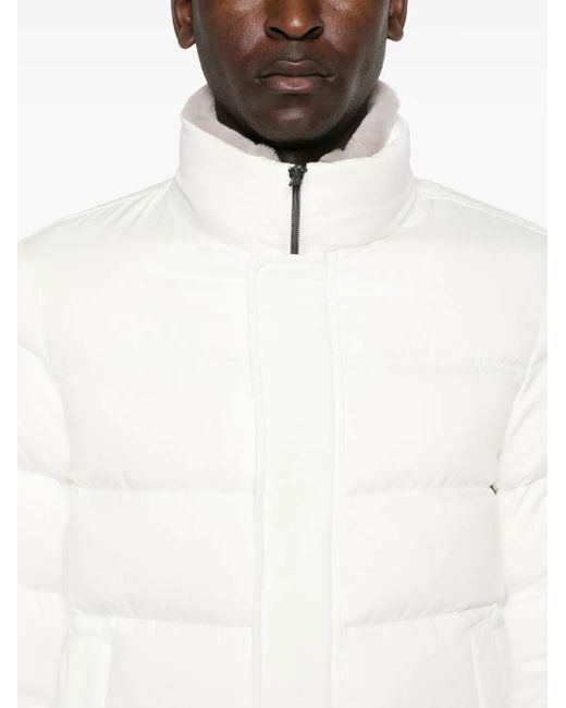 Herno Gewatteerd Donsjack in het White voor heren