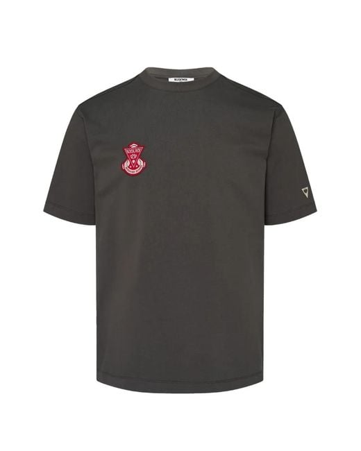Black Jack Jewelry Black Logo-Patch Crew-Neck T-Shirt for men