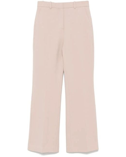 Circolo 1901 Natural Fleece Flared Trousers