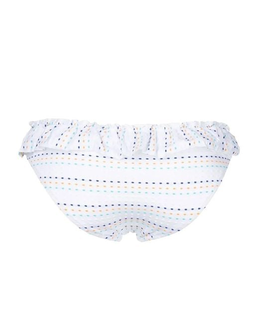 Solid & Striped White The Kaia Bikini Bottoms