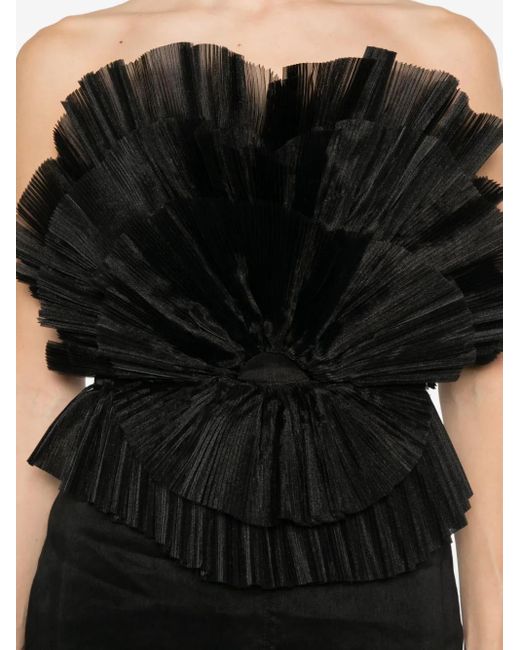 Aje. Kira Midi-Jurk in het Black