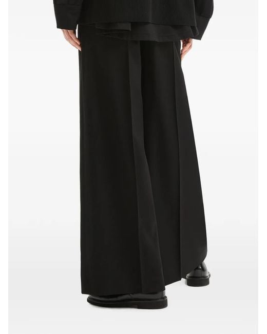 Enfold Black Pleated Palazzo Pants