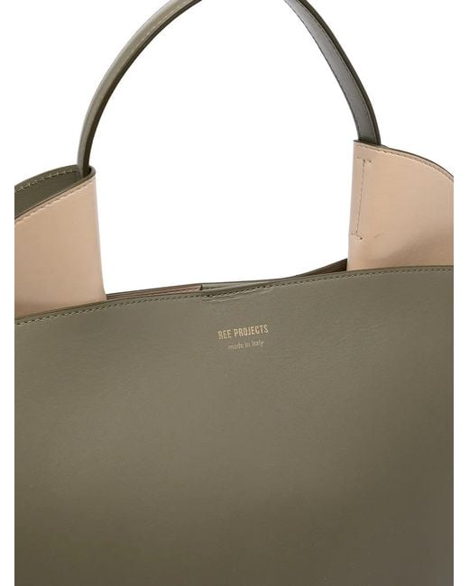 REE PROJECTS Gray Medium Ann Tote Bag