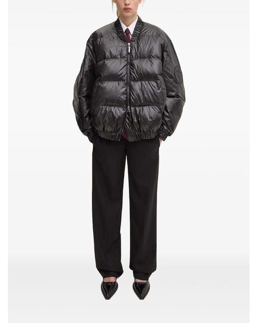MMC Studio Black Luka Quilted Zip Jacket