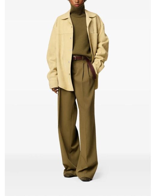 AMI Green Pantalon Large