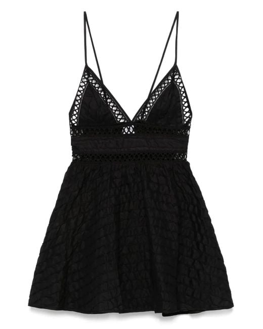 Charo Ruiz Lavene Mini-Jurk in het Black