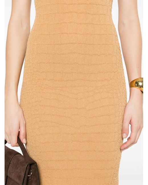 Jacquemus Brown La Scala Maxi Dress