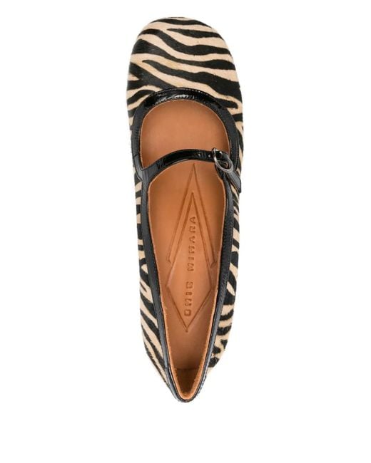 Pumps Mumma Zebra Con Tacco Largo 45Mm di Chie Mihara in Brown