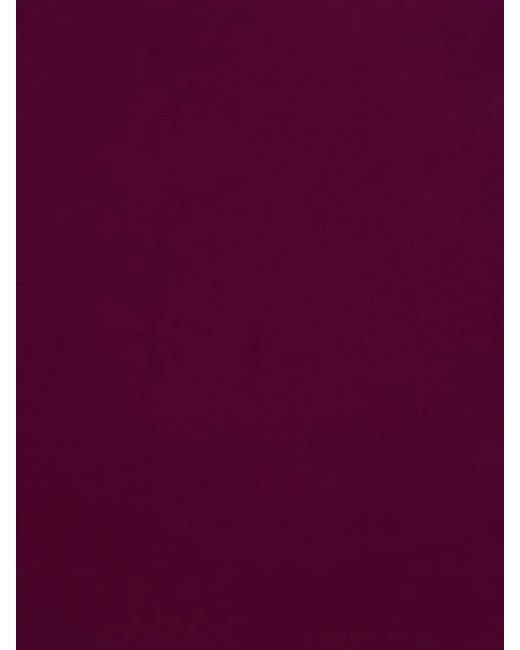 Bompard Purple Fringe Square Scarf
