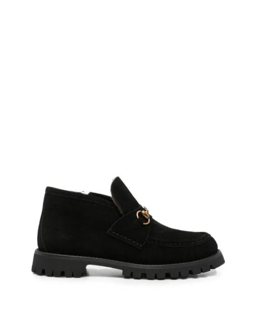 SERGIO MORETTI FIRENZE Black Horsebit Boots