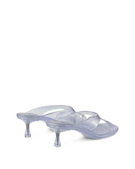 Jimmy Choo White Jelly Sandals