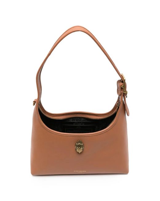 Kurt Geiger Brown Sac Porté Épaule Eagle