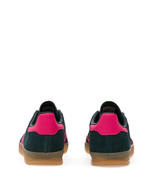 Adidas Green Gazelle Indoor Striped Sneakers