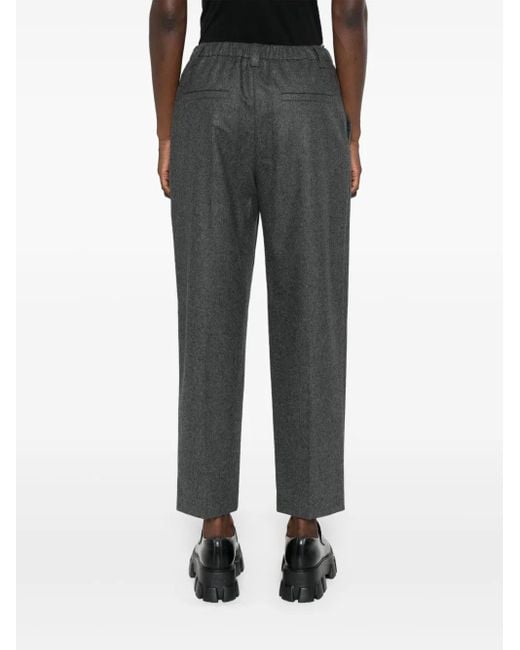 Brunello Cucinelli Cropped Broek in het Gray
