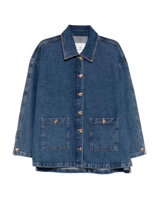 Veste Luca En Jean Anine Bing en coloris Blue