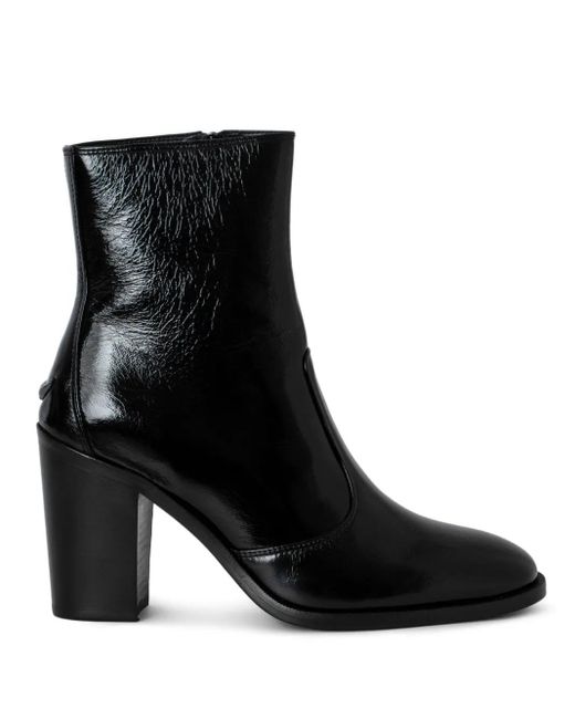 Zadig & Voltaire Black Preiser Ankle Boots