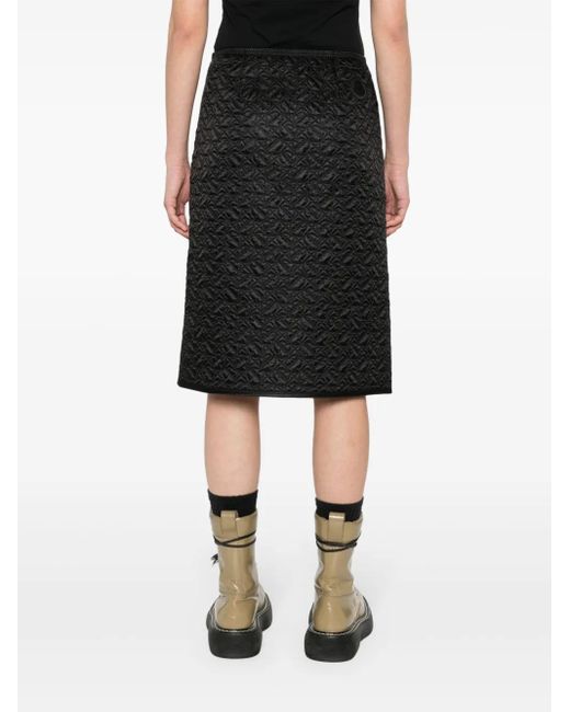 Moncler Black Midi Skirts