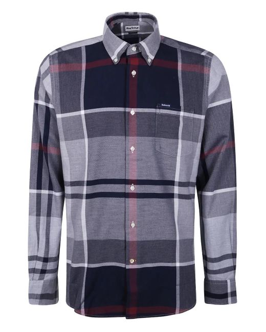 Camisa A Cuadros Barbour de hombre de color Blue