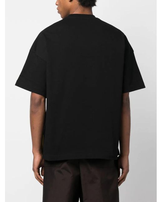 Jil Sander Black Patch Detail T-shirt for men