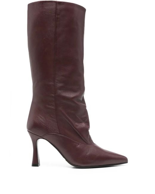Bottes À Bout Pointu 85 Mm Evaluna en coloris Brown