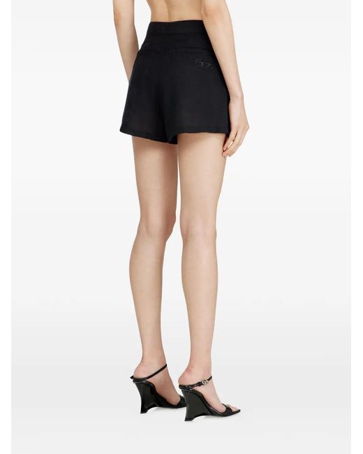 DIESEL Black S-Helios Mini Shorts