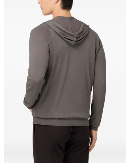 メンズ Boggi ジップアップ パーカー Gray