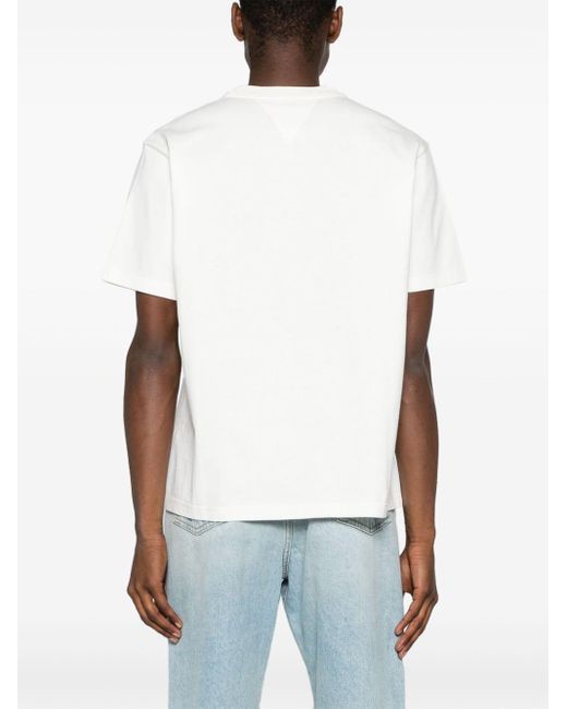 Bottega Veneta White Crew-neck Cotton T-shirt for men
