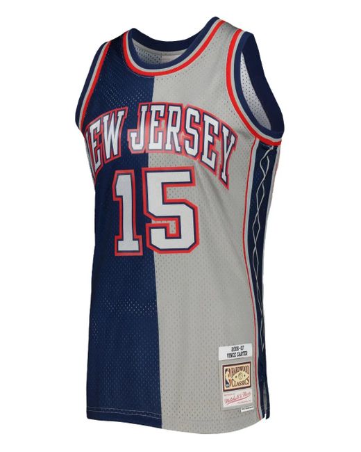 メンズ Mitchell & Ness Vince Carter Nba New Jersey Nets 2006 Swingman Tank Top Blue