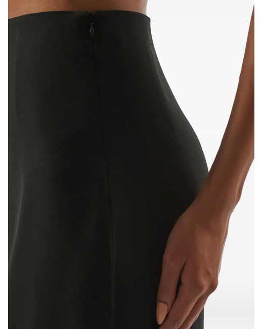 Falda larga Silver Screen ‎Taller Marmo de color Black