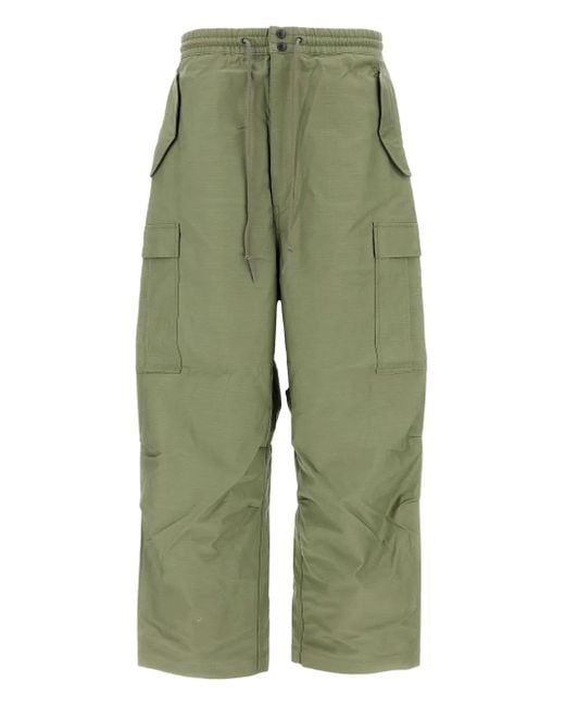 Junya Watanabe Broek Met Cargo Zak in het Green voor heren