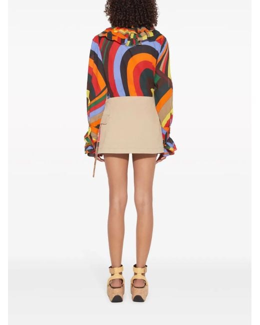 Emilio Pucci プリント ブラウス Orange