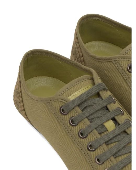 Castaner Green Lexi Jute-Heel Sneakers