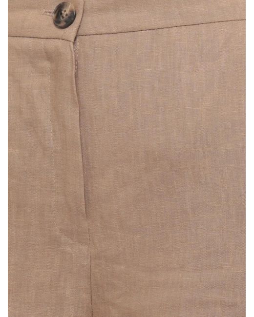 Emme Natural Emmclava Wide-Leg Trousers