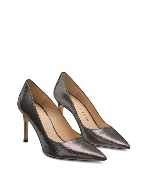 Stuart Weitzman Metallic Power Pointed Pump