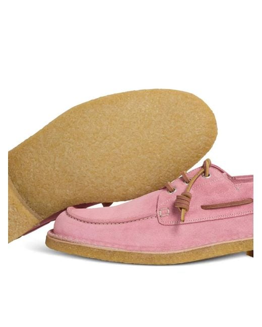 DSquared² Pink Neoclassic Boat Shoes for men