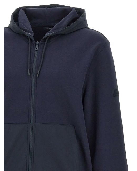 Fay Klassischer Hoodie in Blue für Herren