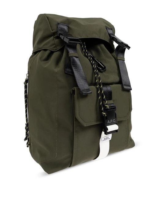 A.P.C. Green Trek Backpack for men