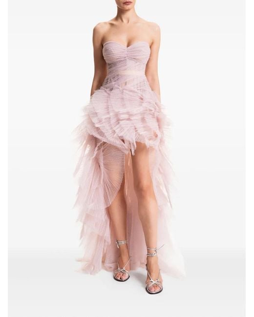 Maria Lucia Hohan Pink Darclee Asymmetric Dress