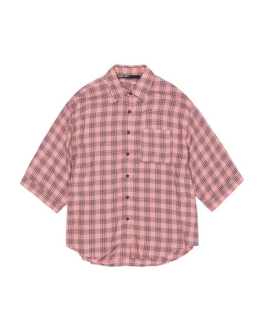 Bimba Y Lola チェック シャツ Pink