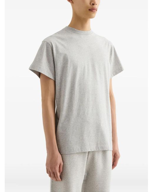 Jil Sander White Logo-Patch T-Shirt (Set Of Three) for men