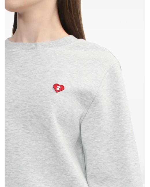 A Bathing Ape White Heart Logo Sweater