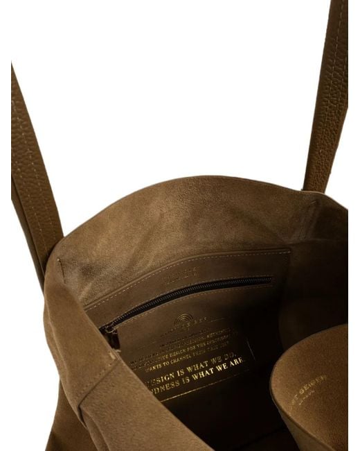 Kurt Geiger Brown Large Suede Tote Bag