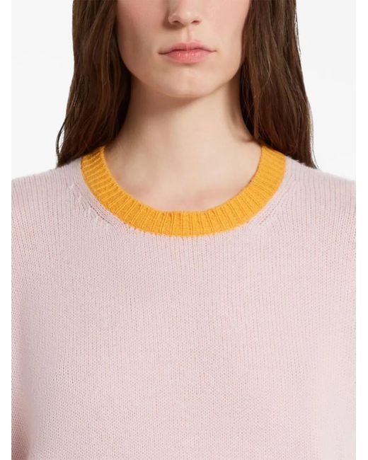 Pull En Cachemire À Design Colour Block Marni en coloris Pink
