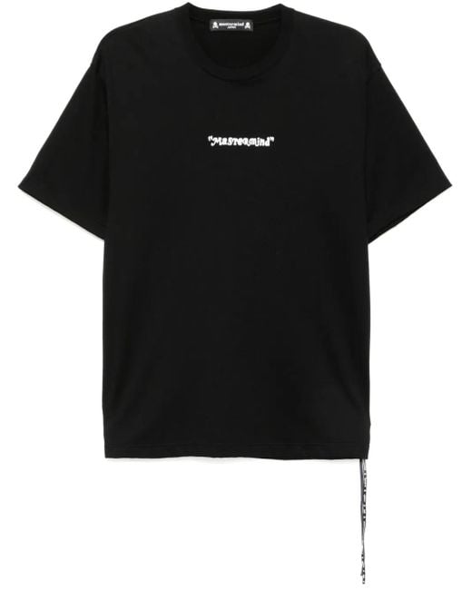 Mastermind Japan Black Graphic-Print T-Shirt for men