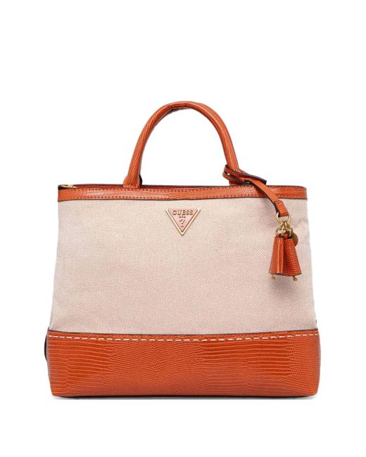 Bolso shopper Zabry Guess de color Brown