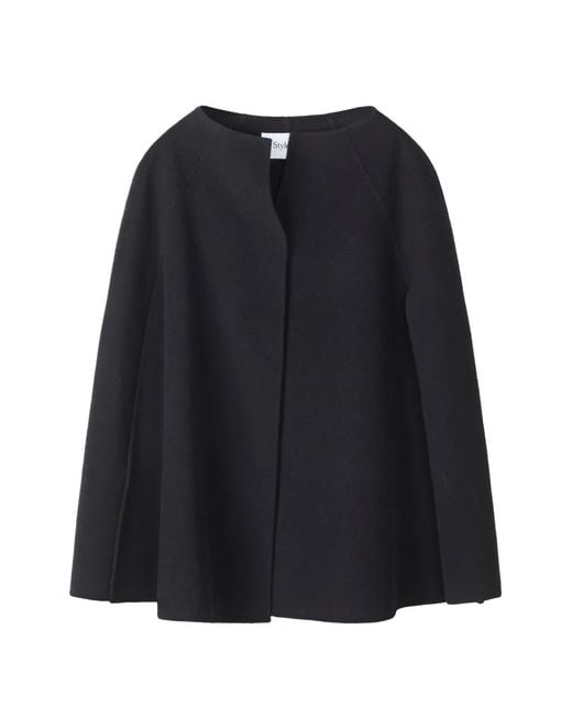 Stylein Black Thea Cape Jacket