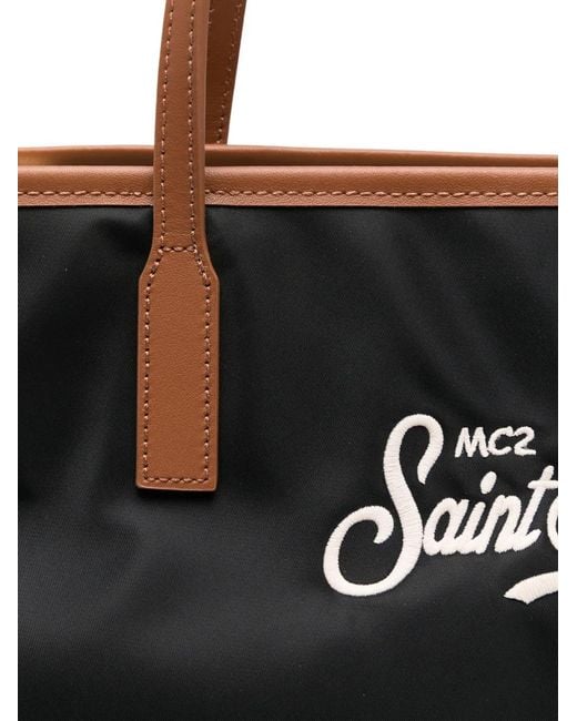 Mc2 Saint Barth Black City Tote Bag